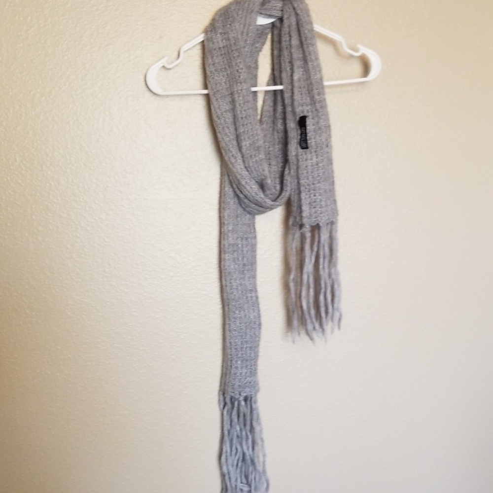Soft gray scarf!